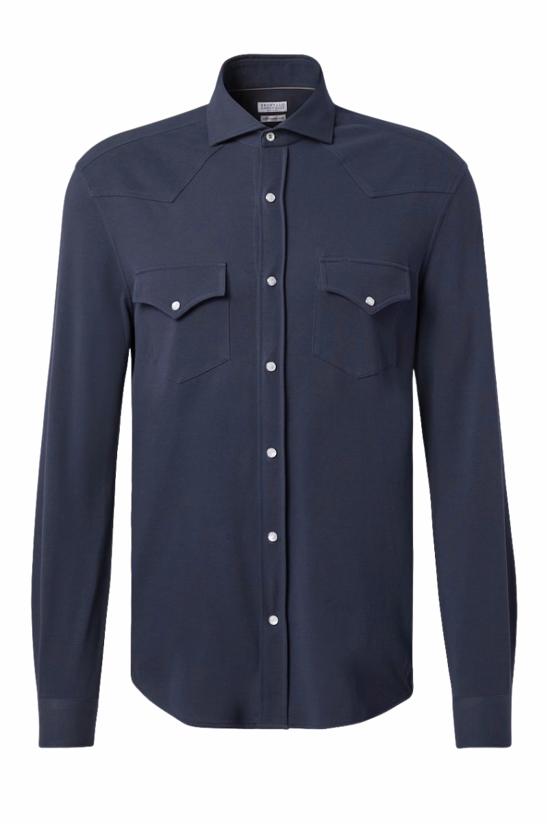 Piqu?? Western Shirt Core Sporty