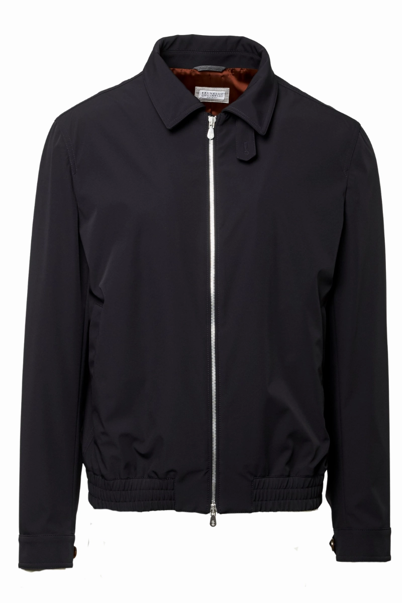 Bonded Nylon Bomber Jacket suitable for formal meetings Finance