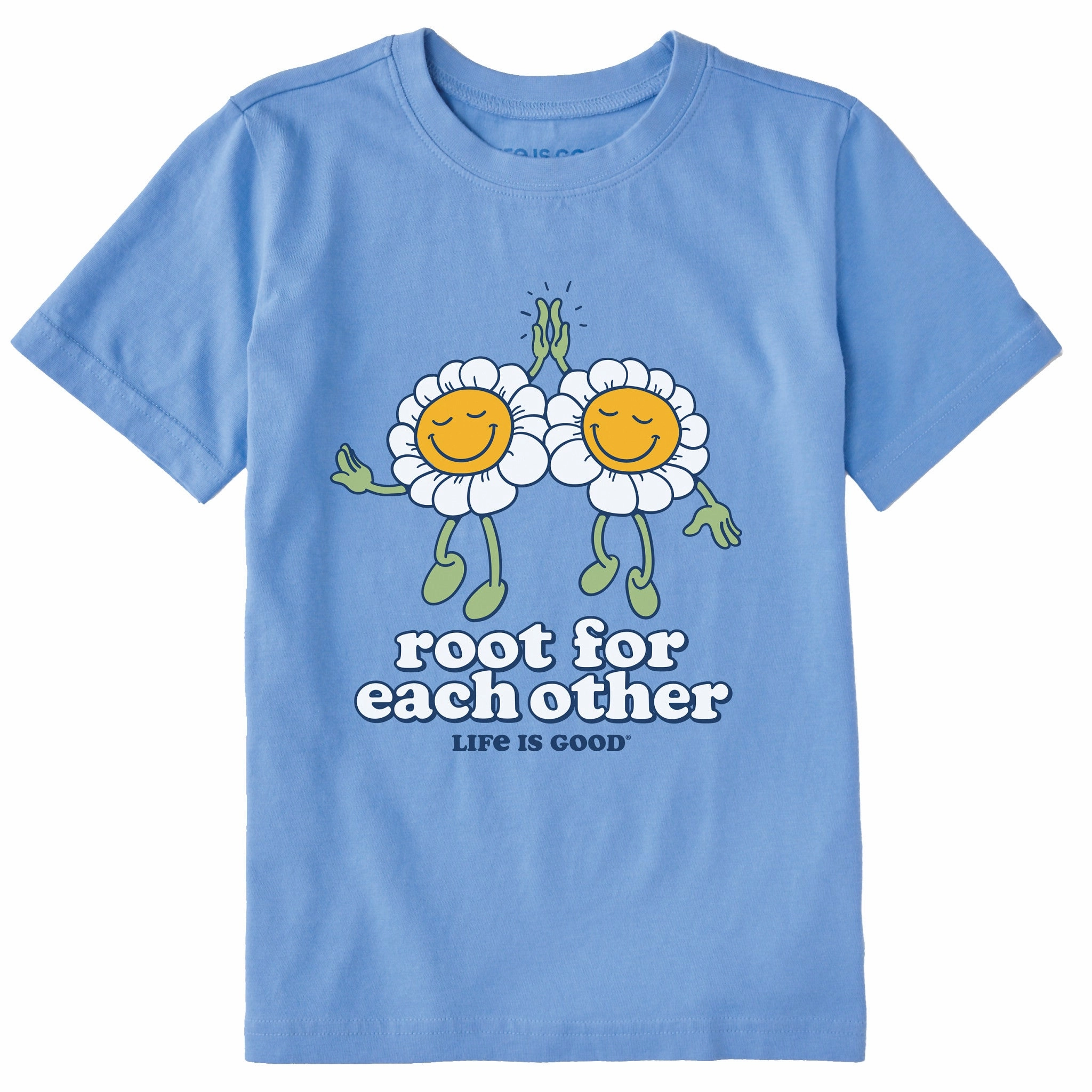 Kids Root for Each Other Short Sleeve Crusher Tee Comfortable Design Breathable Yarn Composition