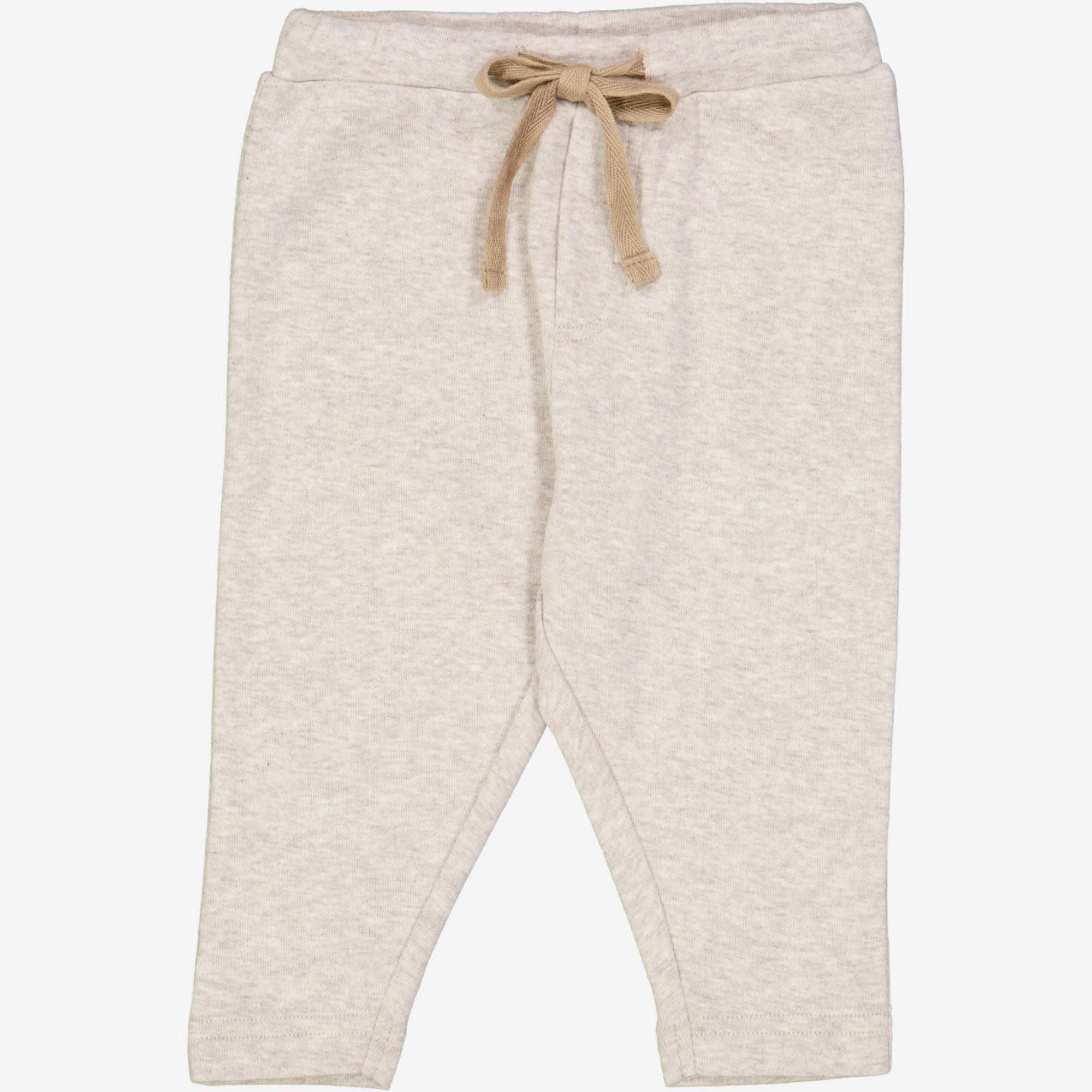 Soft Pants Manfred | Baby - fossil melange Feminine Fit Embroidered Detail