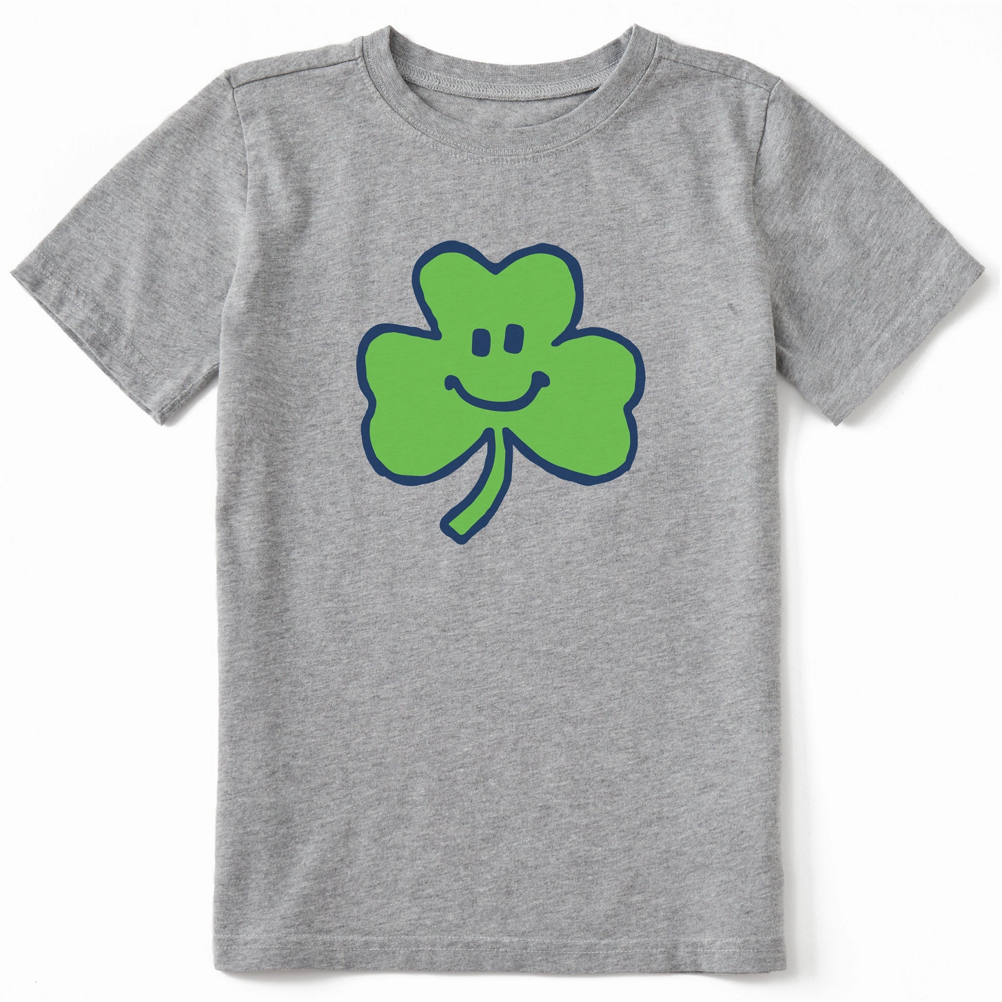 outdoor concert Performance Comfort Kids Smile Clover Short Sleeve Crusher Tee