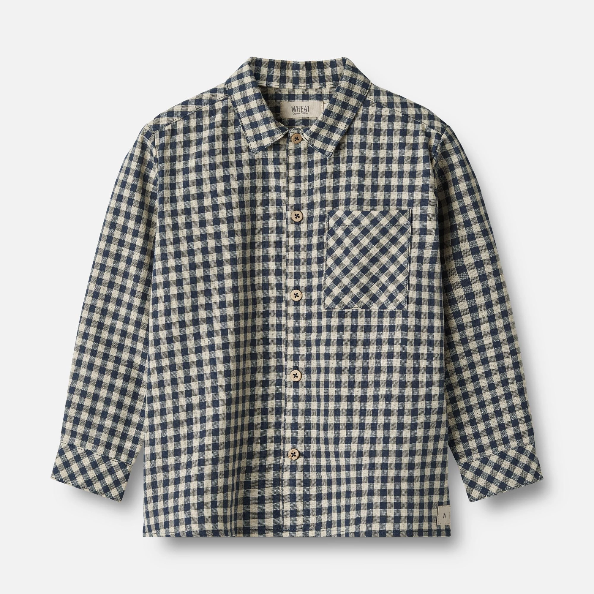Wrinkle Resistant Finish Shirt Oscar - blue check
