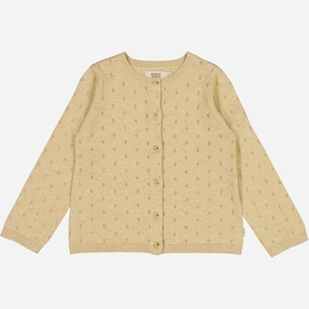 HeatTrapping Fibers Knit Cardigan Maia - seeds melange