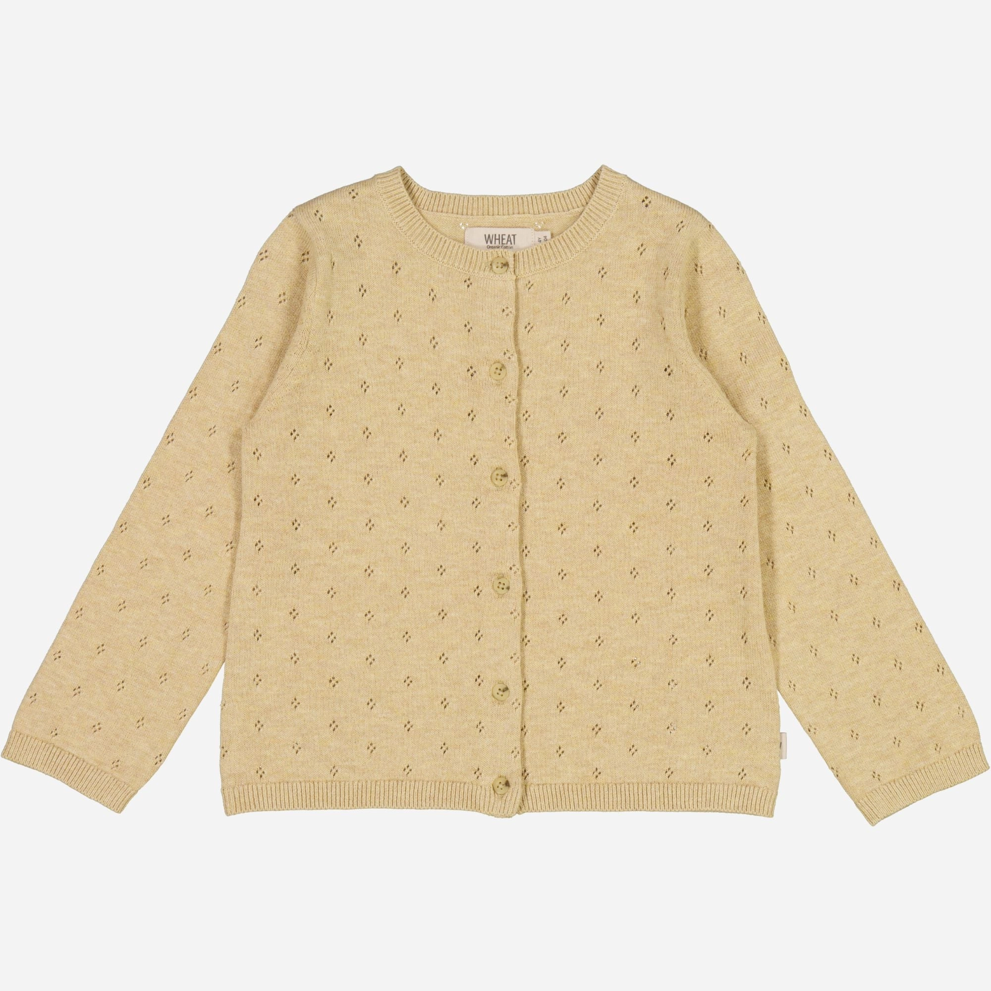 Ribbed Detailing Knit Cardigan Maia - seeds melange