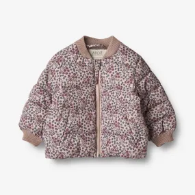 Puffer Jacket Yuri | Baby - pale lilac berries Storm Protection Layering Compatible