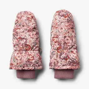 Puffer Mittens Jazz - flowers in plenty Neckline Gusset Comfy Vibe