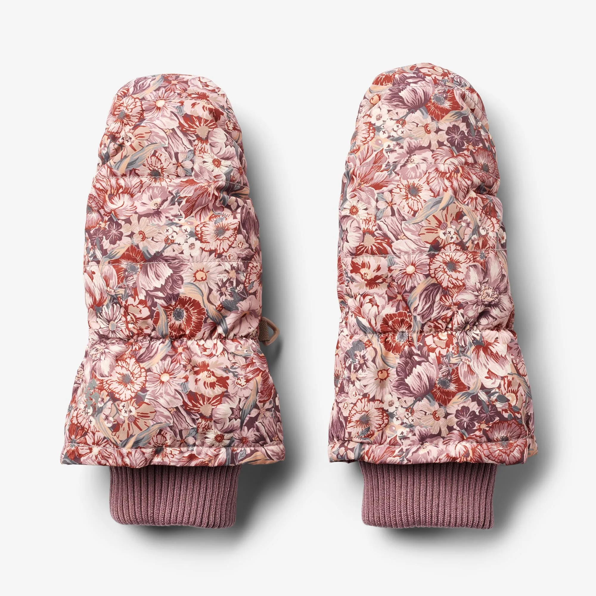 Puffer Mittens Jazz - flowers in plenty Relaxed Look Soft touch finish