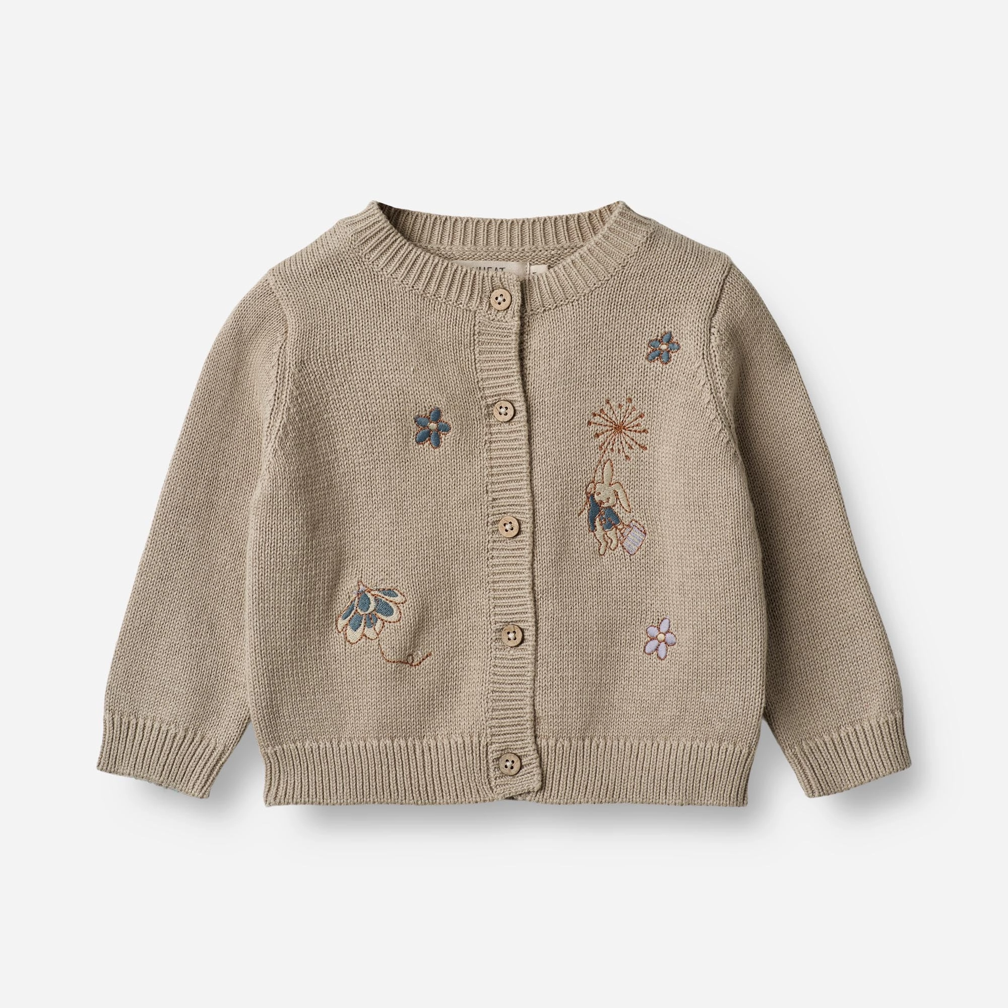 High Elasticity Knit Cardigan Ella | Baby - soft beige