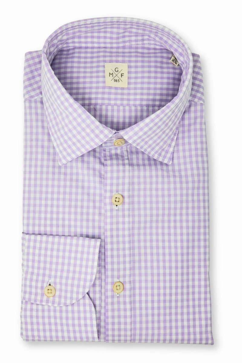 Brunch Style Purple Check Shirt
