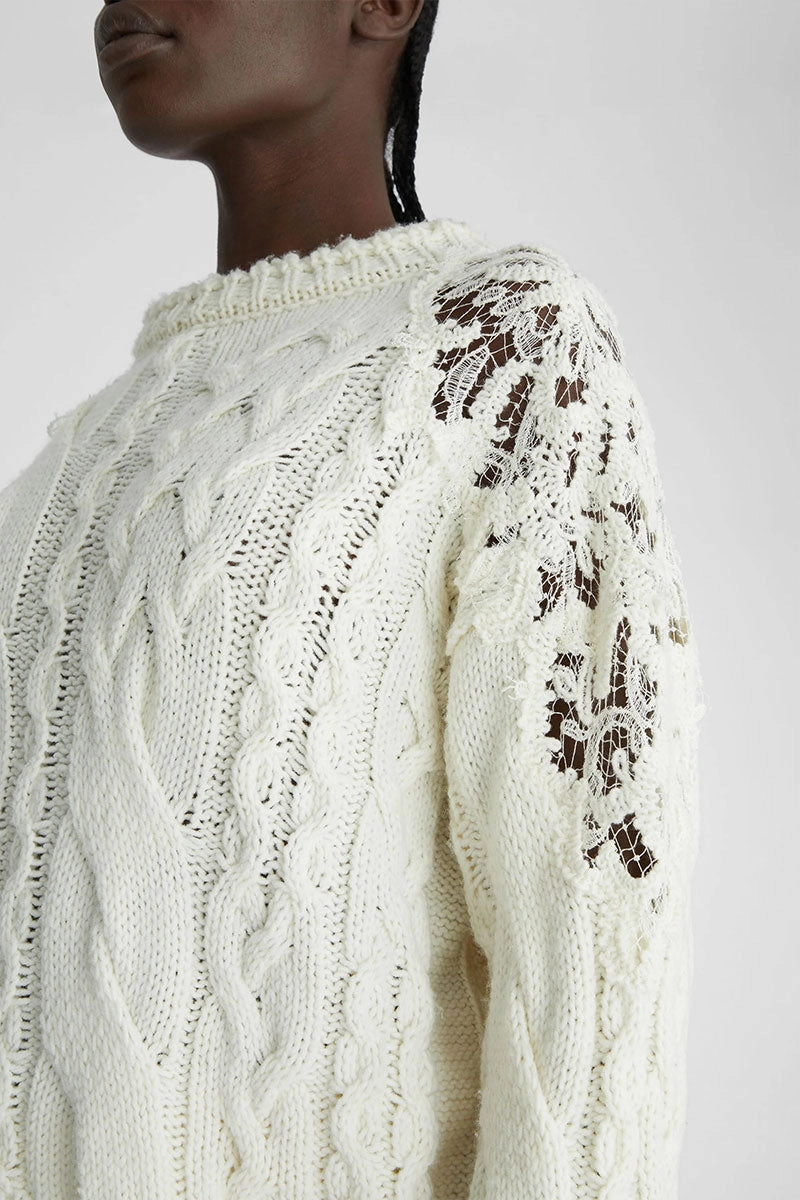 Cable-Knit Jumper Modern Comfort Cozy Wear Design