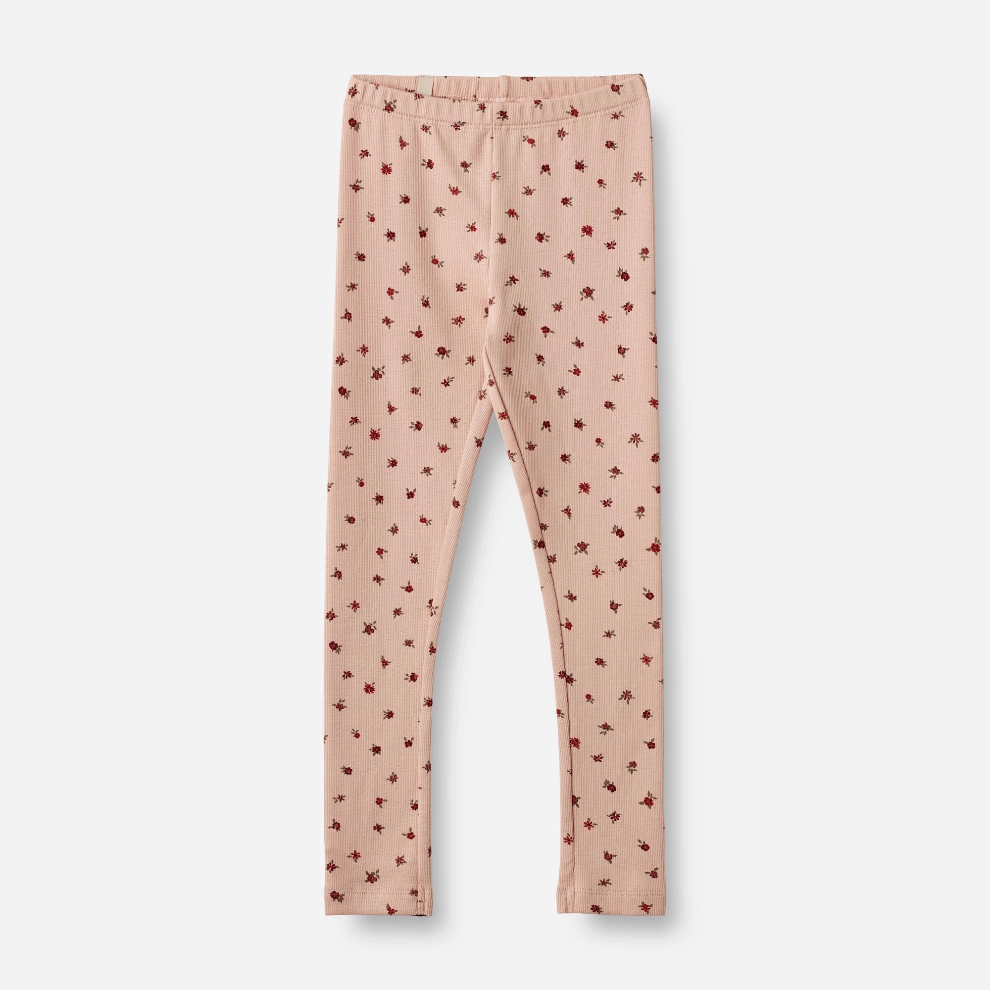 Jersey Leggings Jules - pink sand flowers Fit For All Day