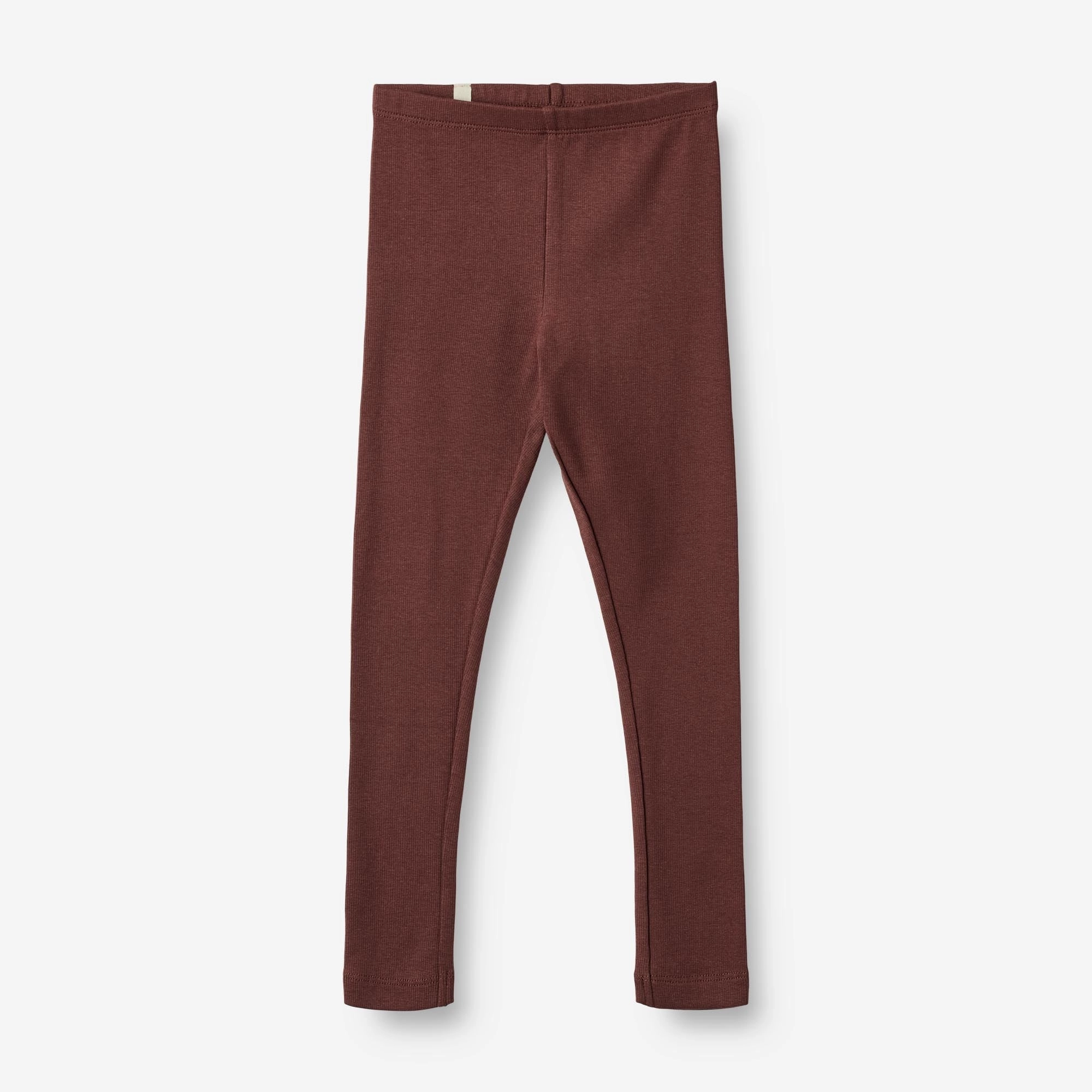 Rib Leggings Maddy - aubergine Lounge Fit Breathable knit