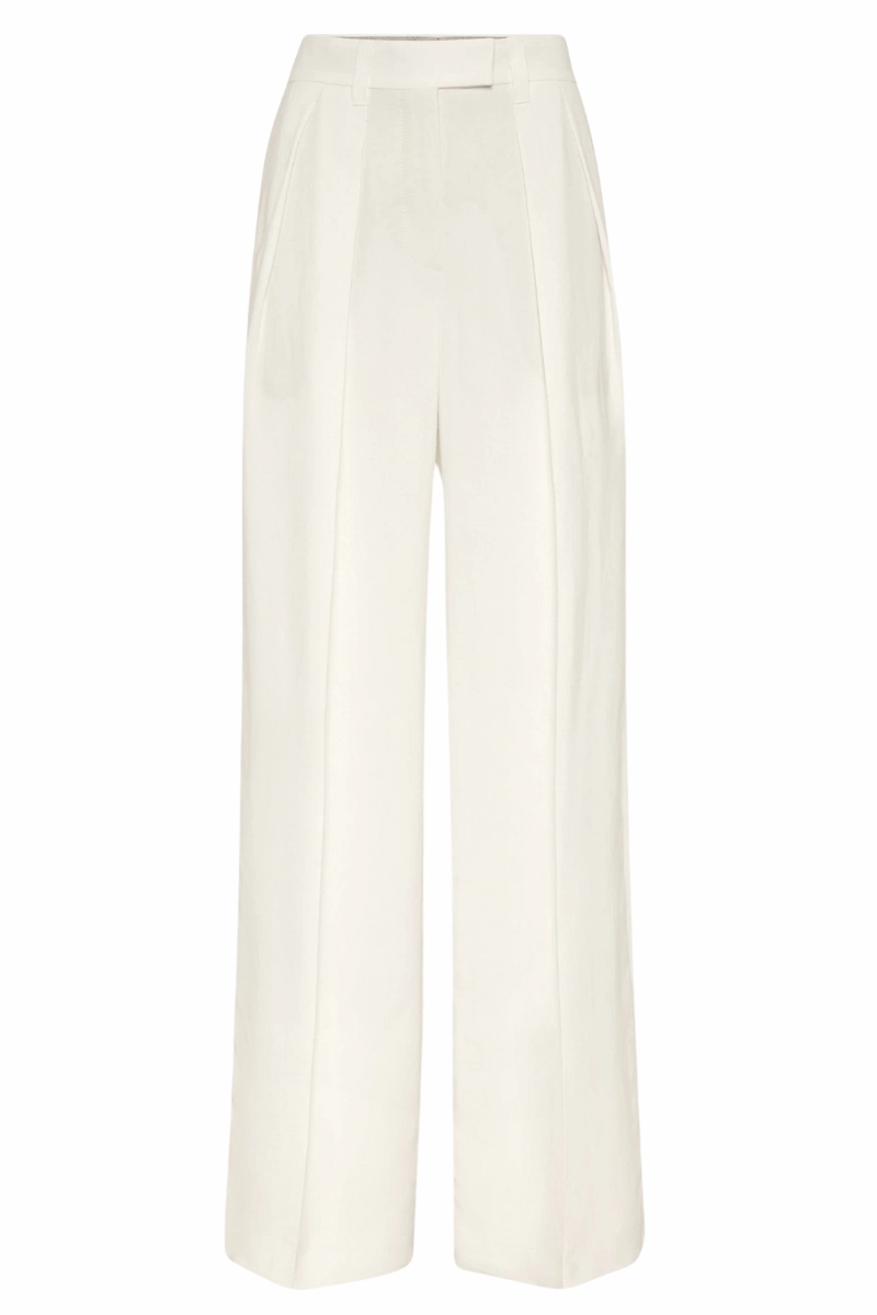 Fluid Twill Sartorial Wide Trousers Compact Storage