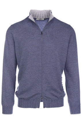 Duvet Cashmere Zip Sweater Cozy Everyday Wear Easy Fit