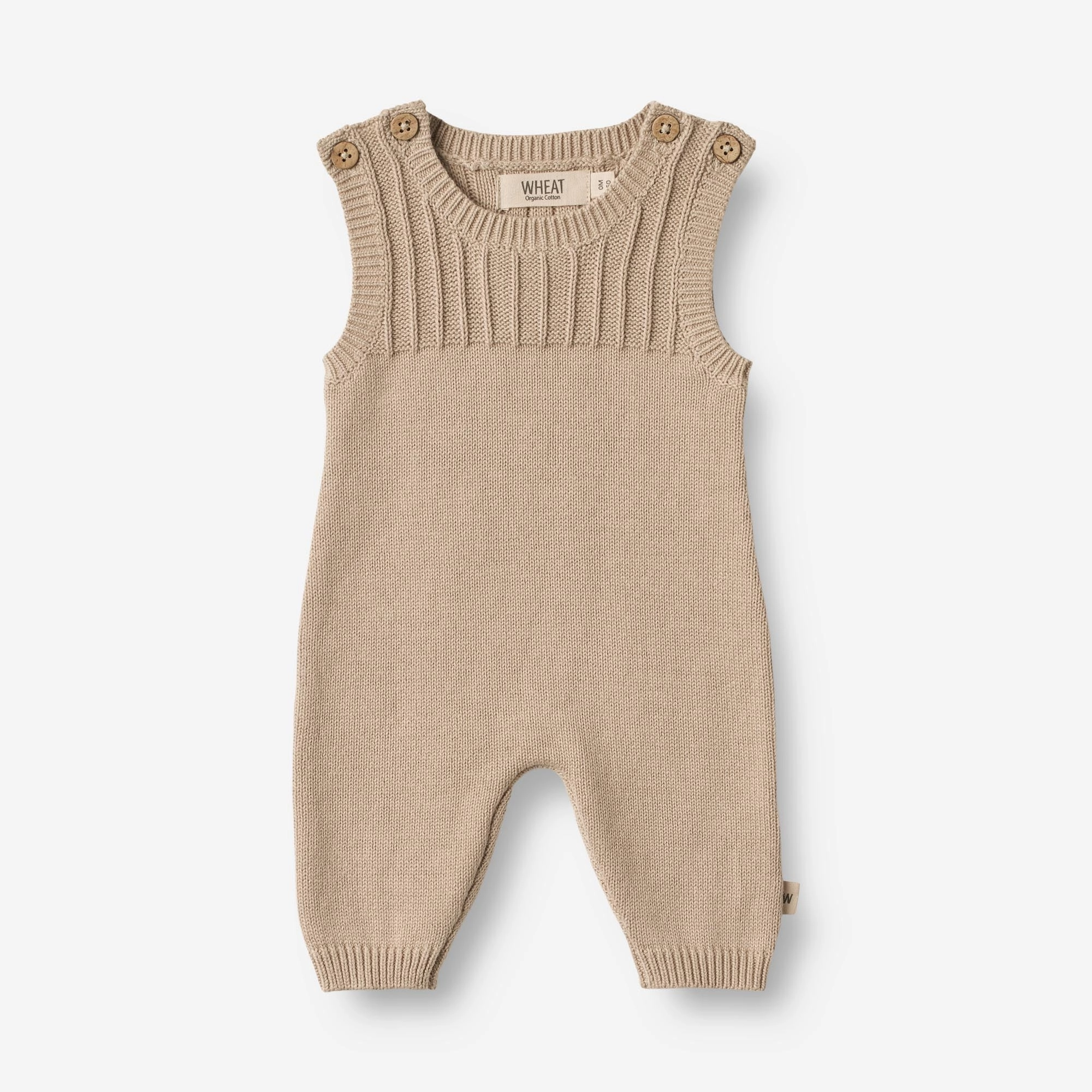 Knit Romper Vigge | Baby - soft beige Classic Warmth Home Outfit
