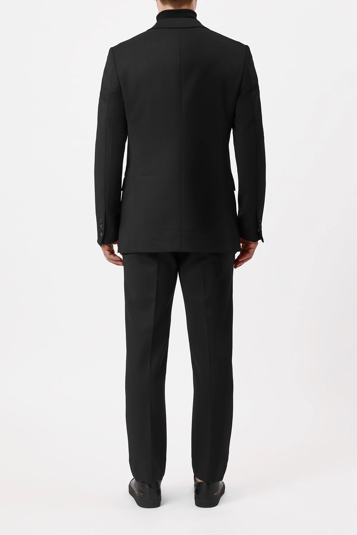 Kinetic Back Ventilation Irving Jacket in Black Sportswear Wool