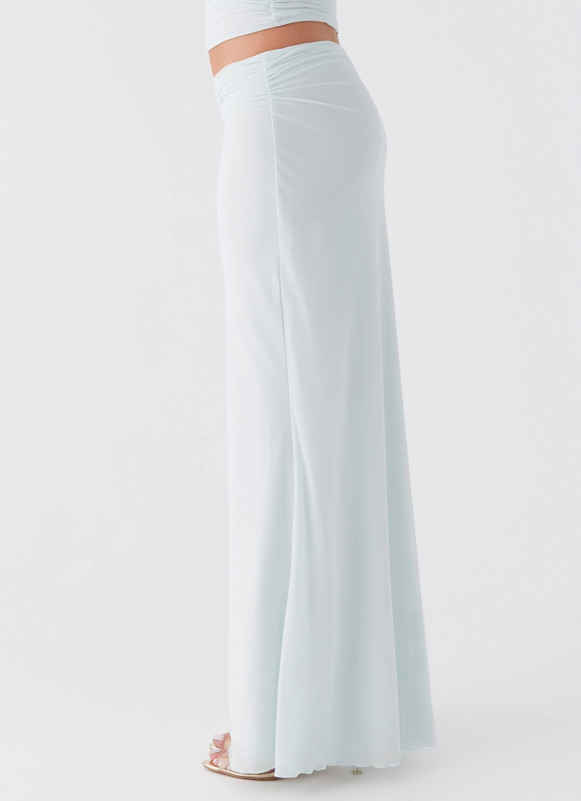 Rayne Maxi Skirt - Sage Refined Sophistication Resort Vacation