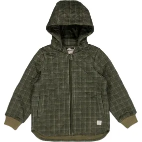 Thermo Jacket Eske - olive check Flexible Layer System AdjustableHood