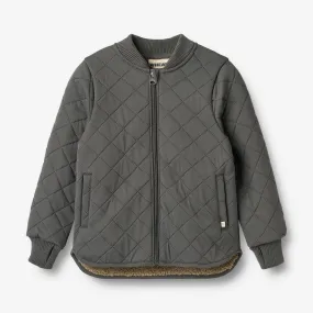 Thermo Jacket Benni - black sea Fall Outfit Textured Finish