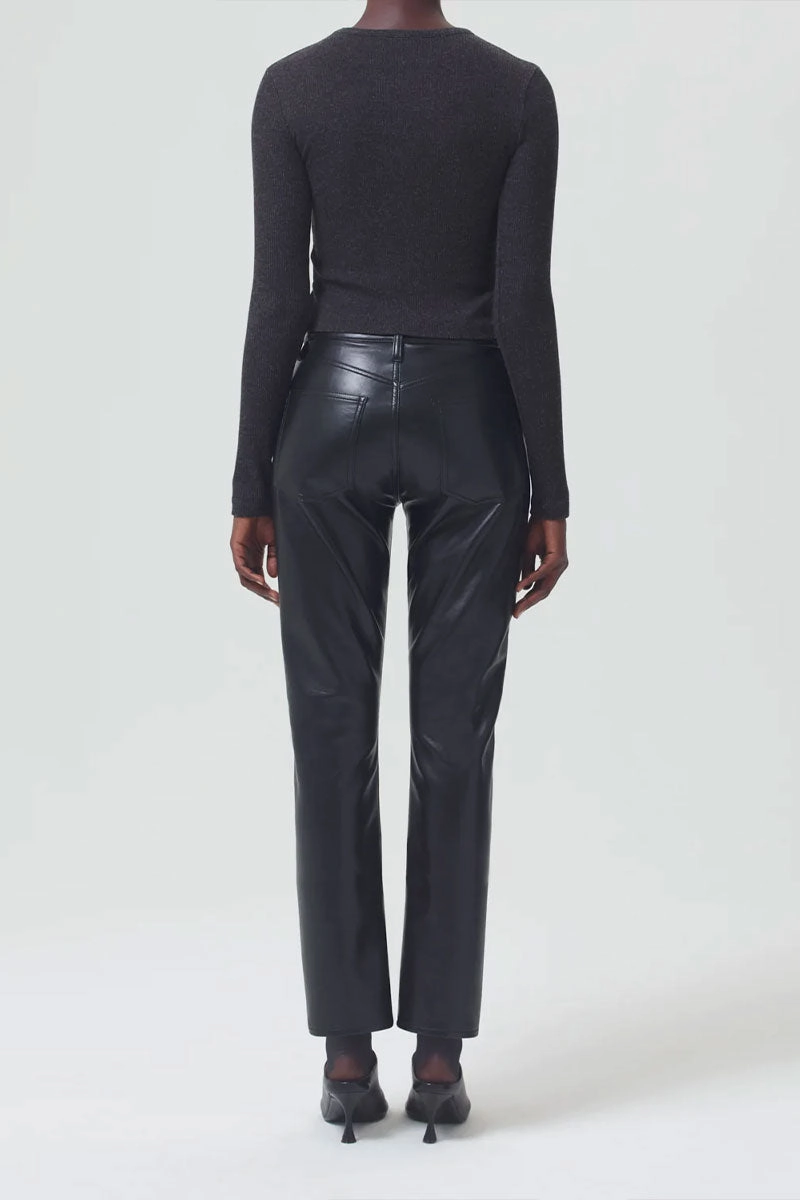 Travel Ready All Occasion Recycled Leather Riley Long High Rise