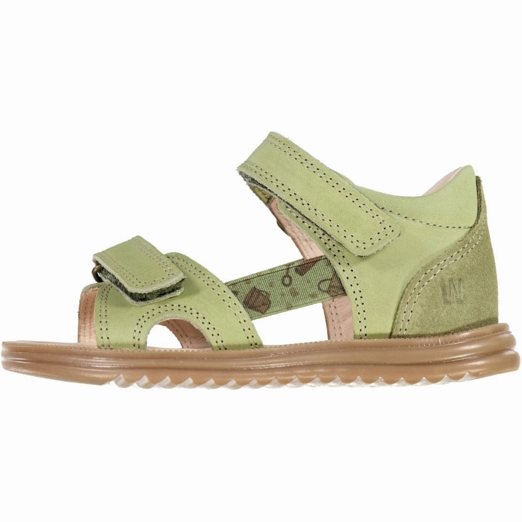 Macey open toe - heather green Quick Slide