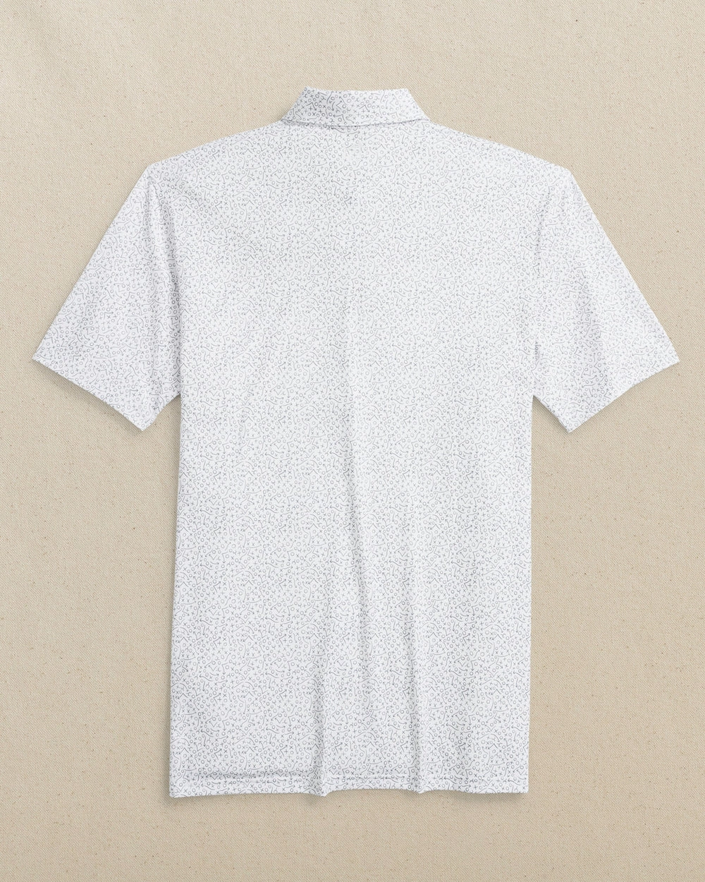 Tagless Neck Label Stretchable Fabric Southern Tide Georgia Bulldogs Driver Gameplay Polo