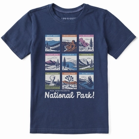 Kids Pick Your Favorite National Park Short Sleeve Crusher Tee Effortless Look