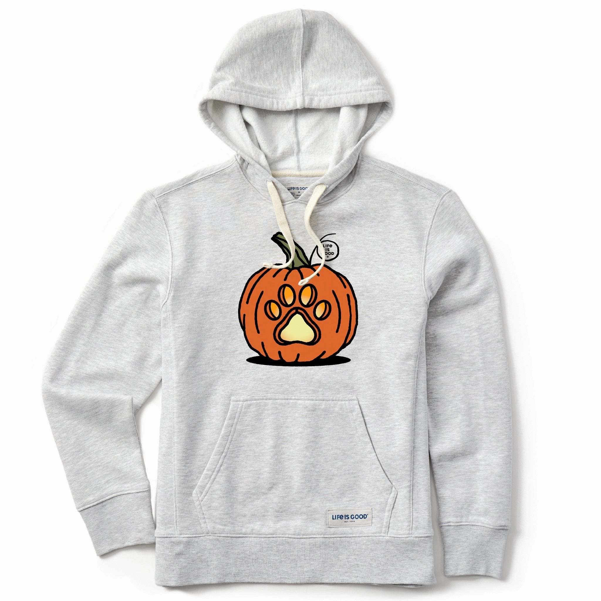 Women's Paw Pumpkin Simply True Fleece Hoodie Men's masculinity fade resistant color