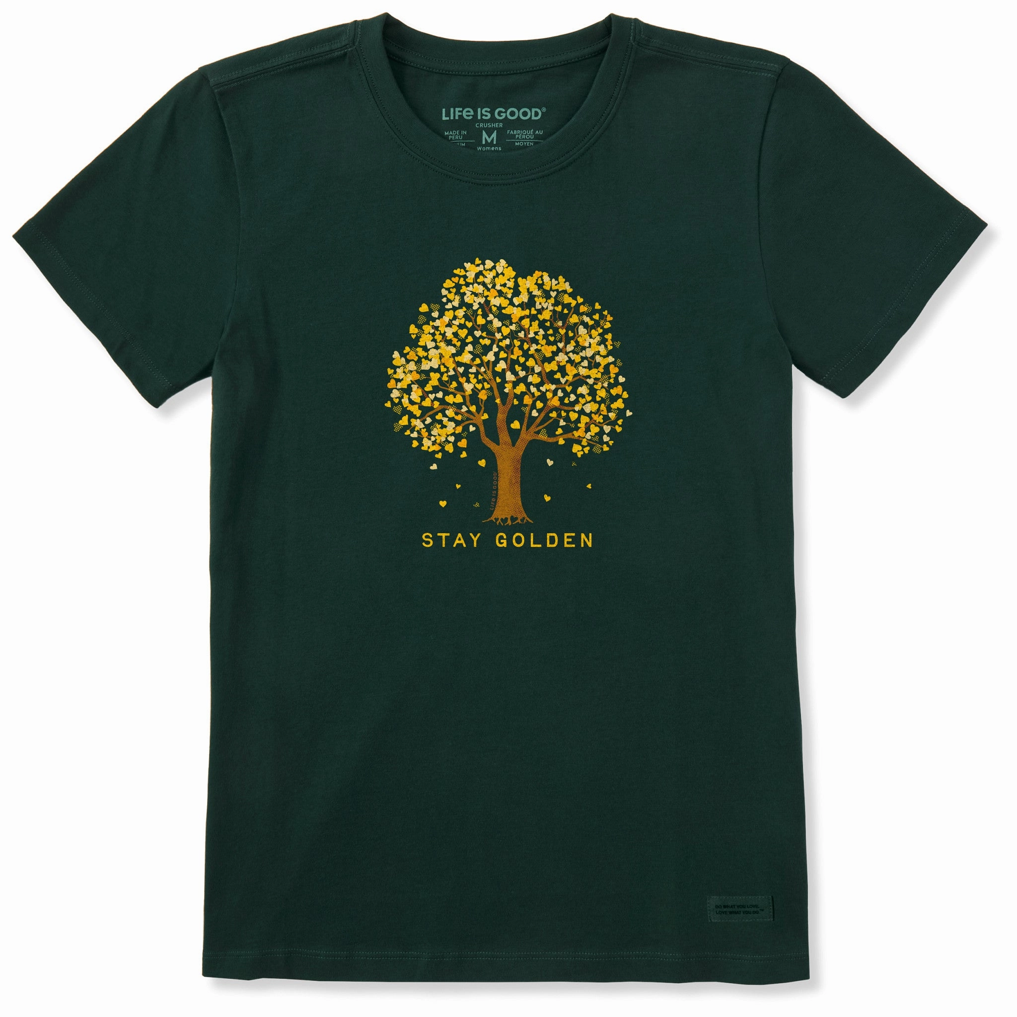 Slim Style Striped modernity Women's Stay Golden Autumn Short Sleeve Crusher Tee