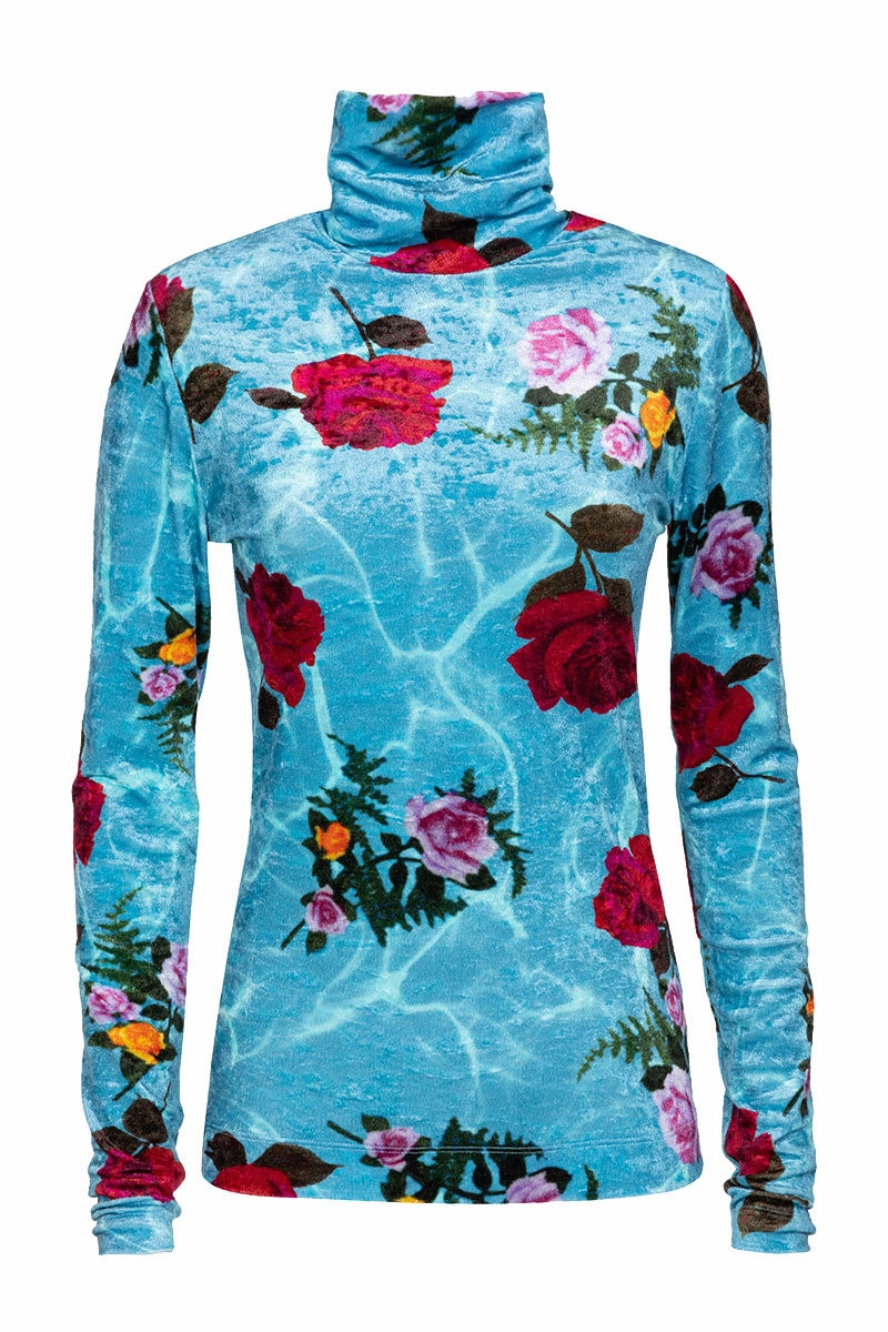 Heyser Velvet Turtleneck Relaxed Design Smart Appearance