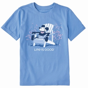 Tubular Knit Structure Kids Steamboat Will Adirondack Short Sleeve Crusher Tee