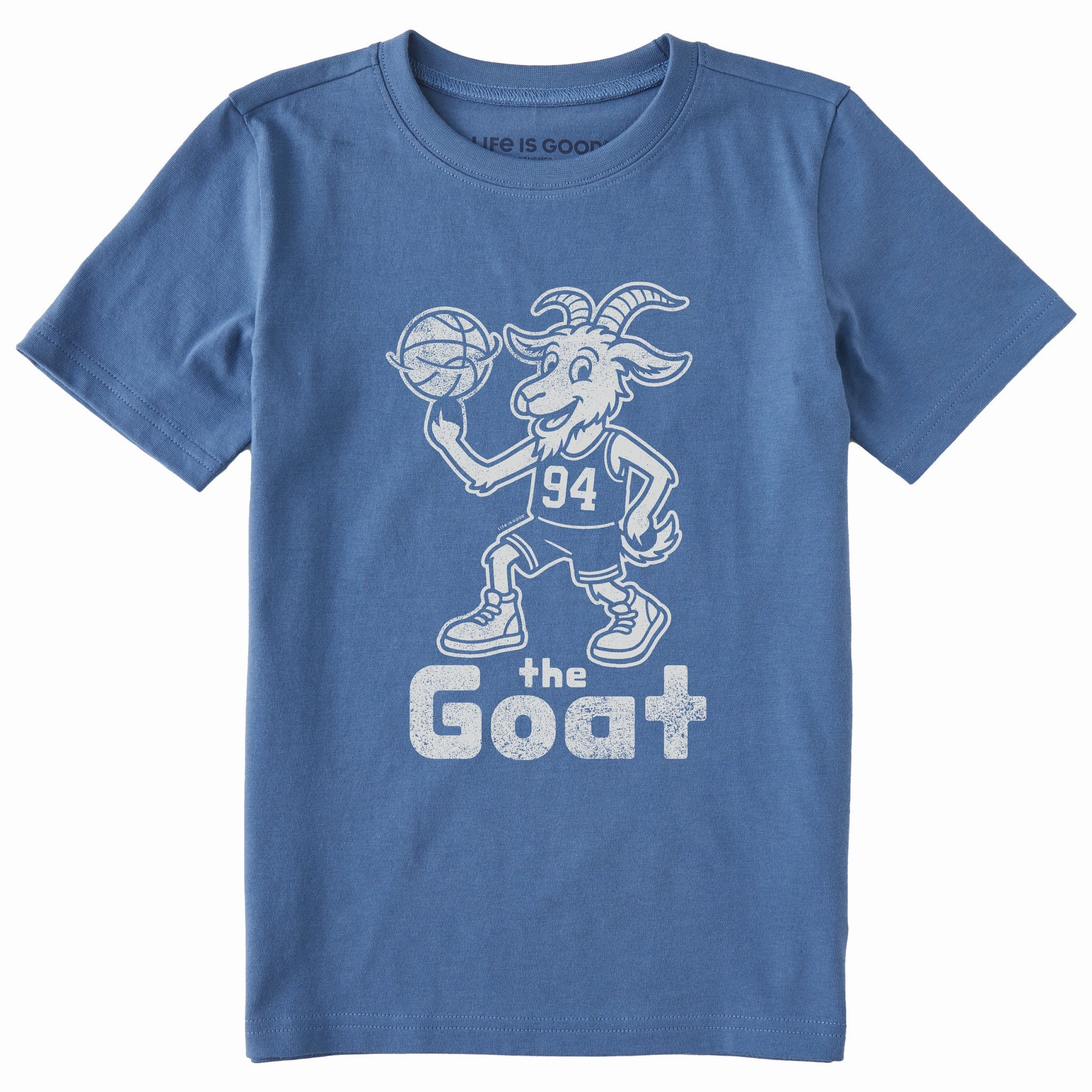 Kids the GOAT Short Sleeve Crusher Tee Outdoor Style Trend Urban Look