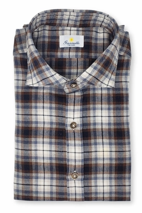 Cozy Fashion group wear Brushed Check Shirt