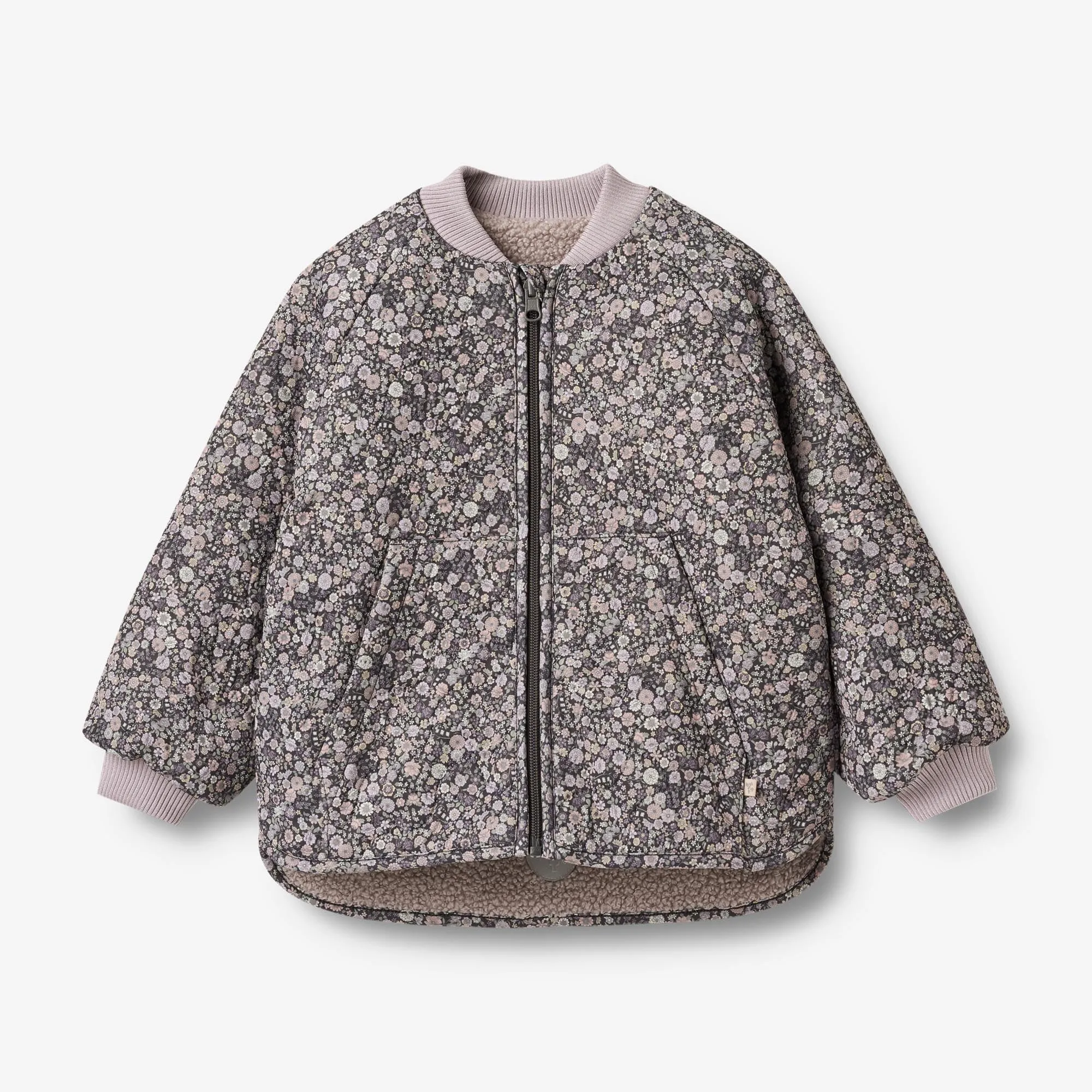 Trendy Must Have Reversible Thermo Jacket Lake - black sea flowers