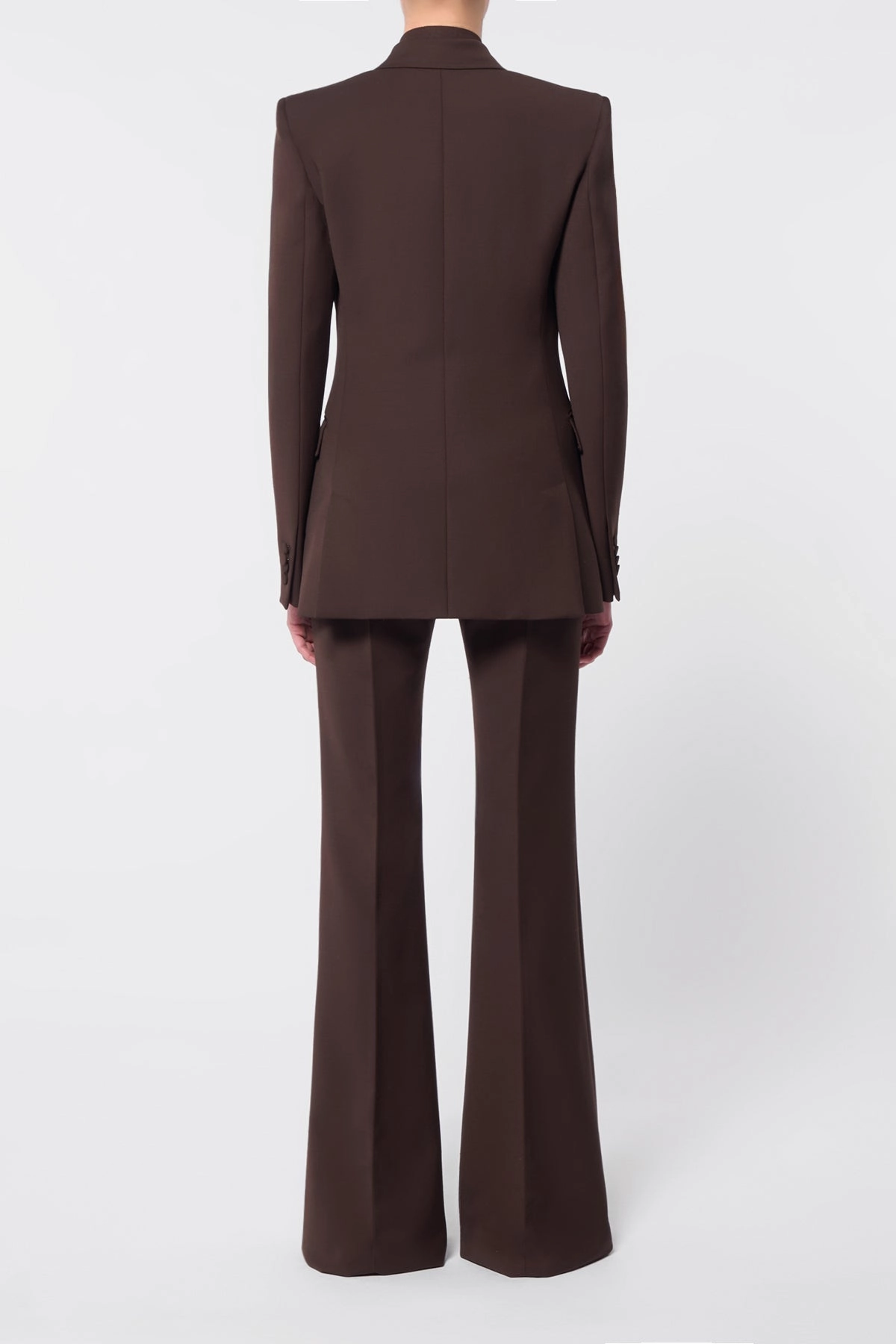 Rhein Pant in Chocolate Sportswear Wool Dapper Look