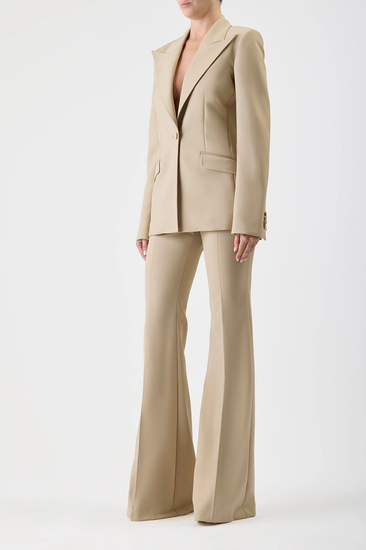 Perfect Fit Design Rhein Pant in Khaki Sportswear Wool