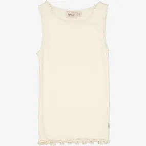Rib Top - eggshell Comfort and Fit