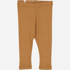 Rib Leggings | Baby - caramel Petite Size Seamless Design