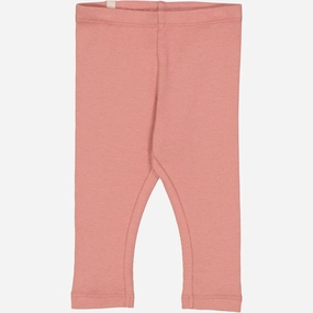 Ankle length Rib Leggings | Baby - old rose
