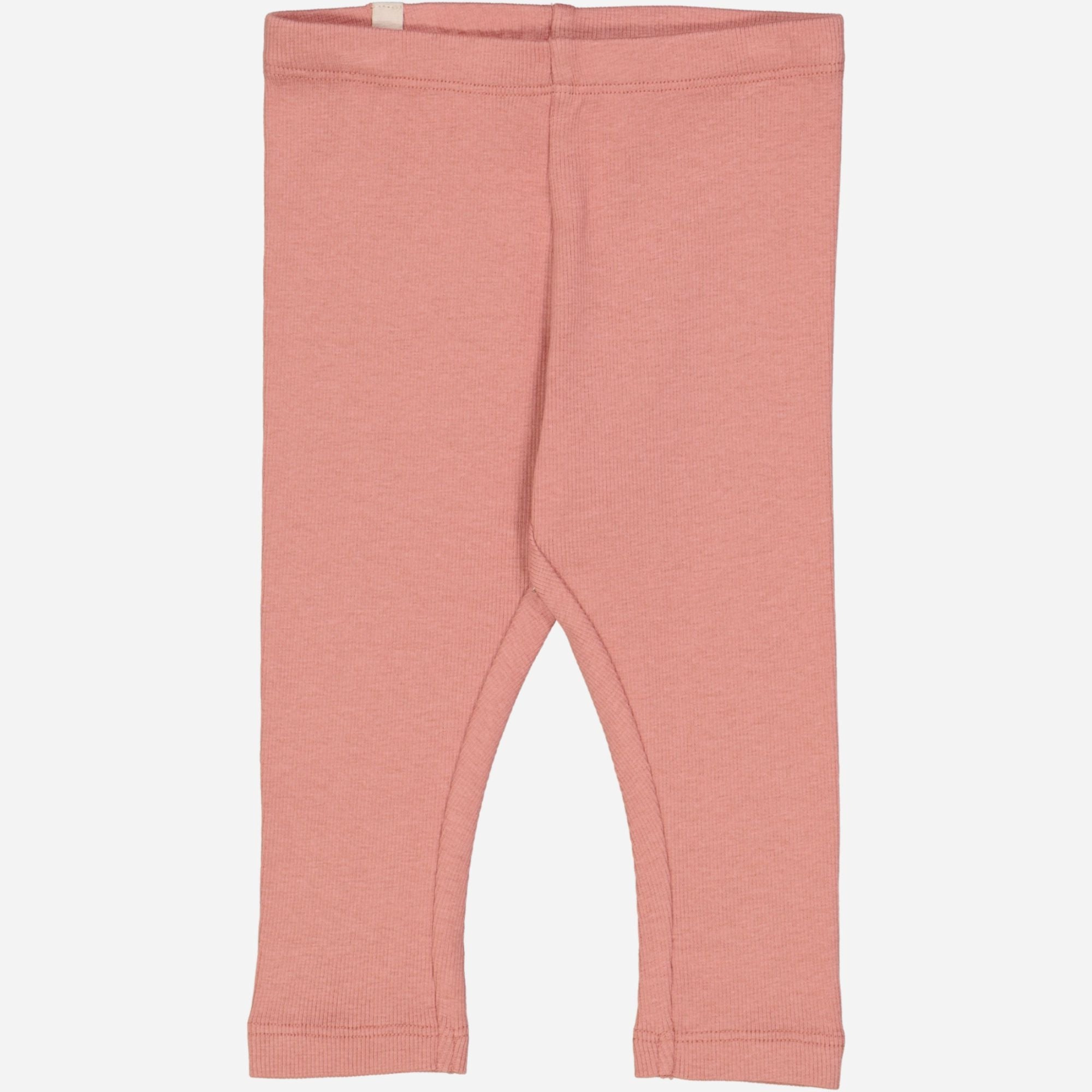 Rib Leggings | Baby - old rose Flexible Compression