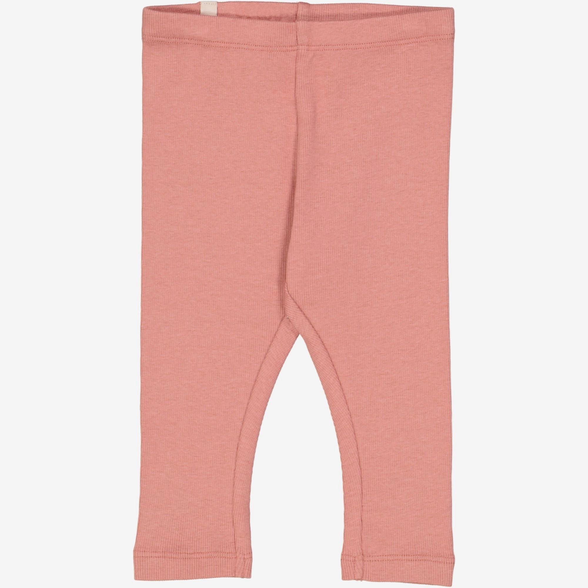 Ankle length Rib Leggings | Baby - old rose