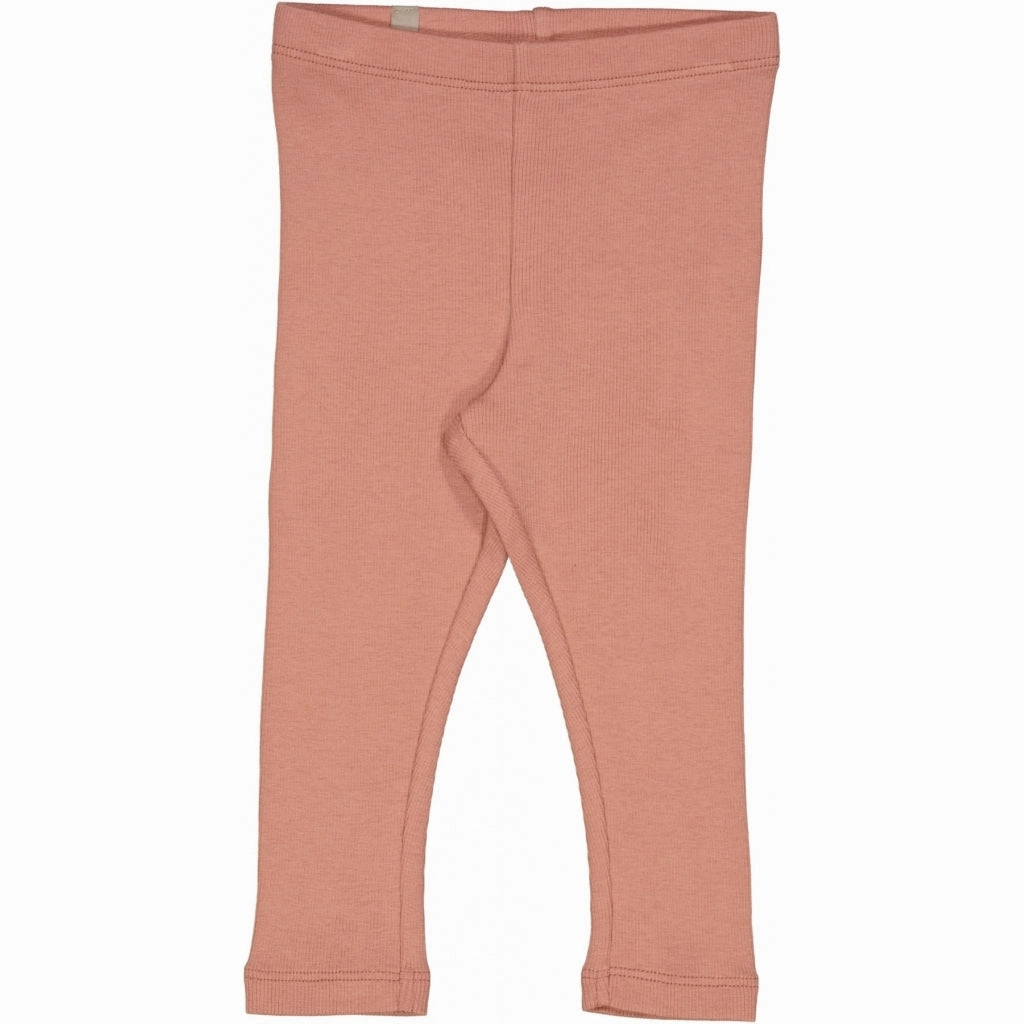 Rib Leggings - cameo brown Casual Wearable