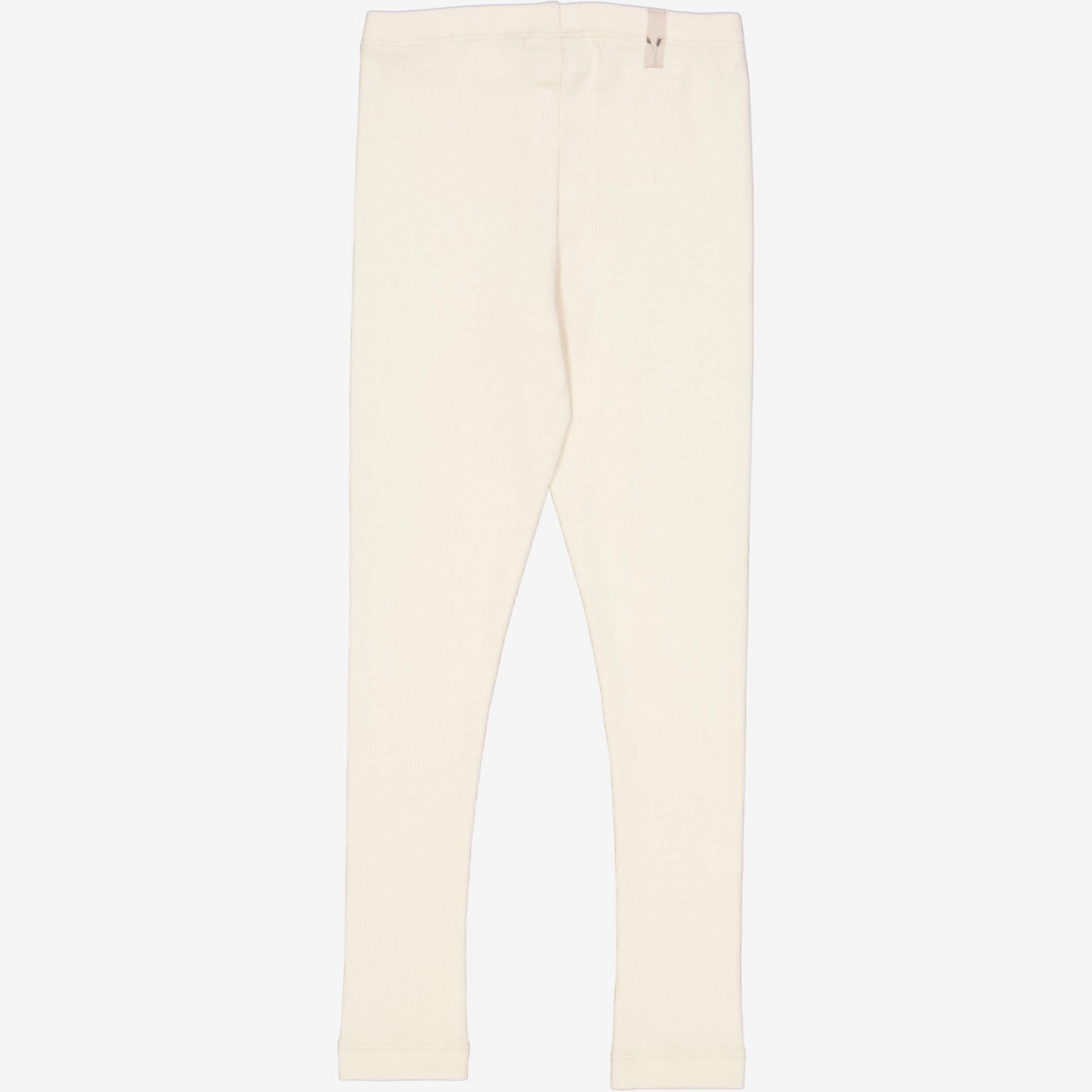 Rib Leggings - eggshell Body Wrap Flexible Wear Casual Day