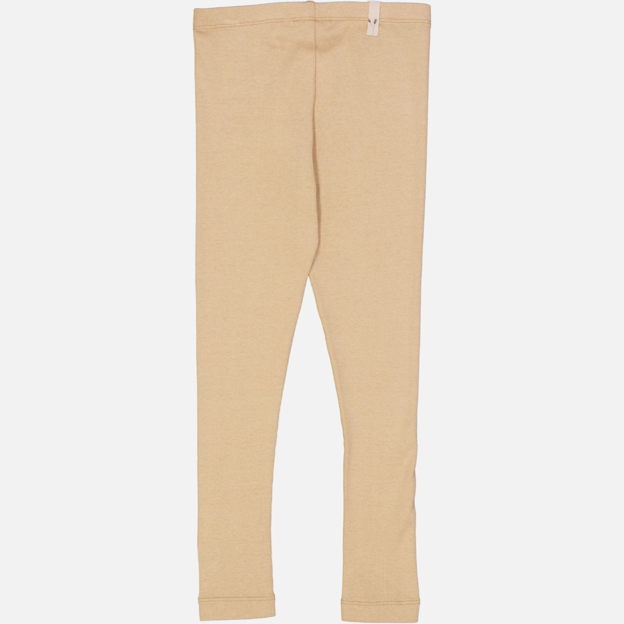 Rib Leggings - latte Home Lounge Thermal Warm Mesh Panel Park Run