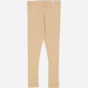 Rib Leggings - latte Home Lounge Thermal Warm Mesh Panel Park Run