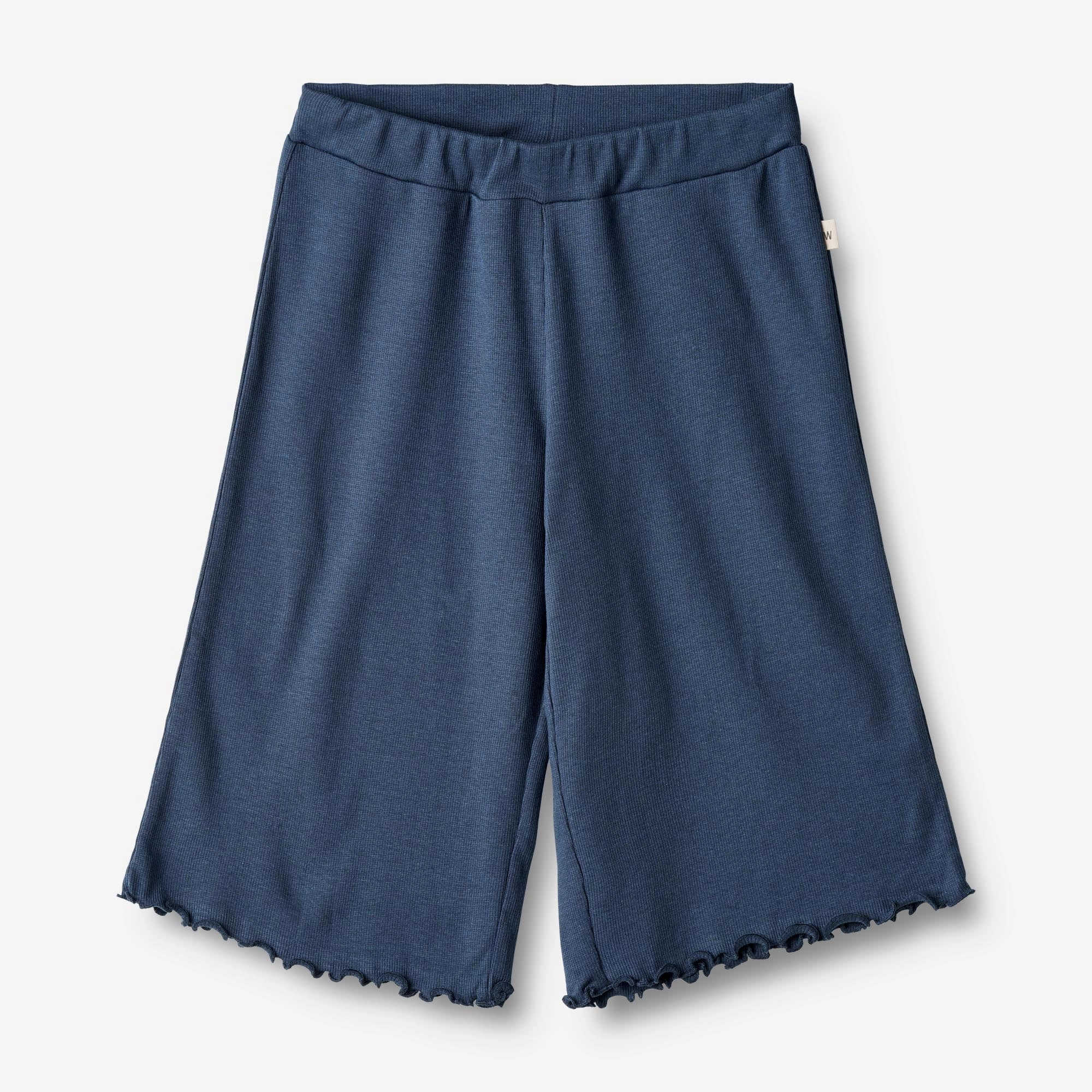 Soft Structure Rib Pants Gaia - blue waves