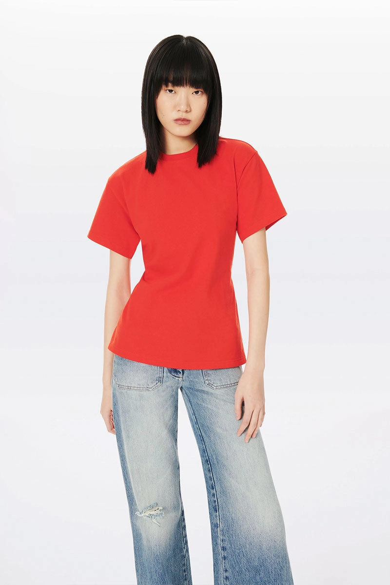 Twist-Back T-Shirt Weekend Comfort Wear