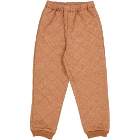 Thermo Pants Alex - amber melange Basic Fit