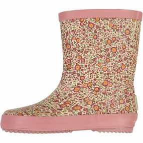 Shock Absorbing Active Nomad Scandi Cool Rubber Boot Alpha print - buttercups