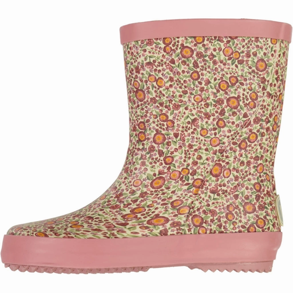 Soft Sole Outdoor Explorer Rubber Boot Alpha print - buttercups